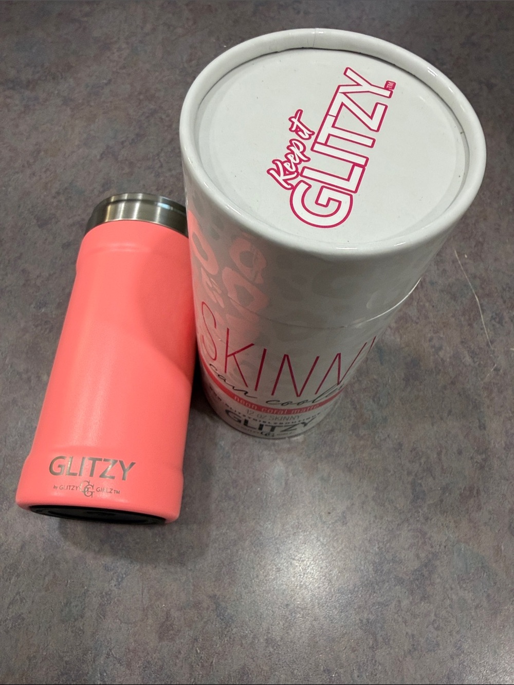 Glitz Coral Insulated Travel Tumbler - Keep It Glitz